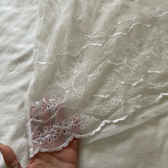 Victoria’s Secret eyelet babydoll slip - Picture 3 of 4